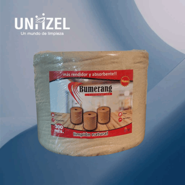 Limpion Industrial Natural 2 Hoja 300 Mt